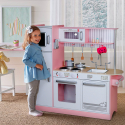 Large wooden toy kitchen for girls with pans, accessories and sounds Chef Star On Sale