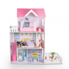 Wooden dollhouse for children with 3 floors and accessories Pretty House XXL Offers