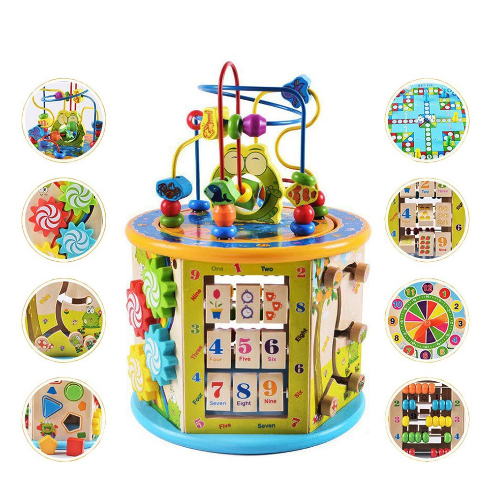 wooden toys for children CUBO MAGICO FANTASY LAND PLAYTOWN