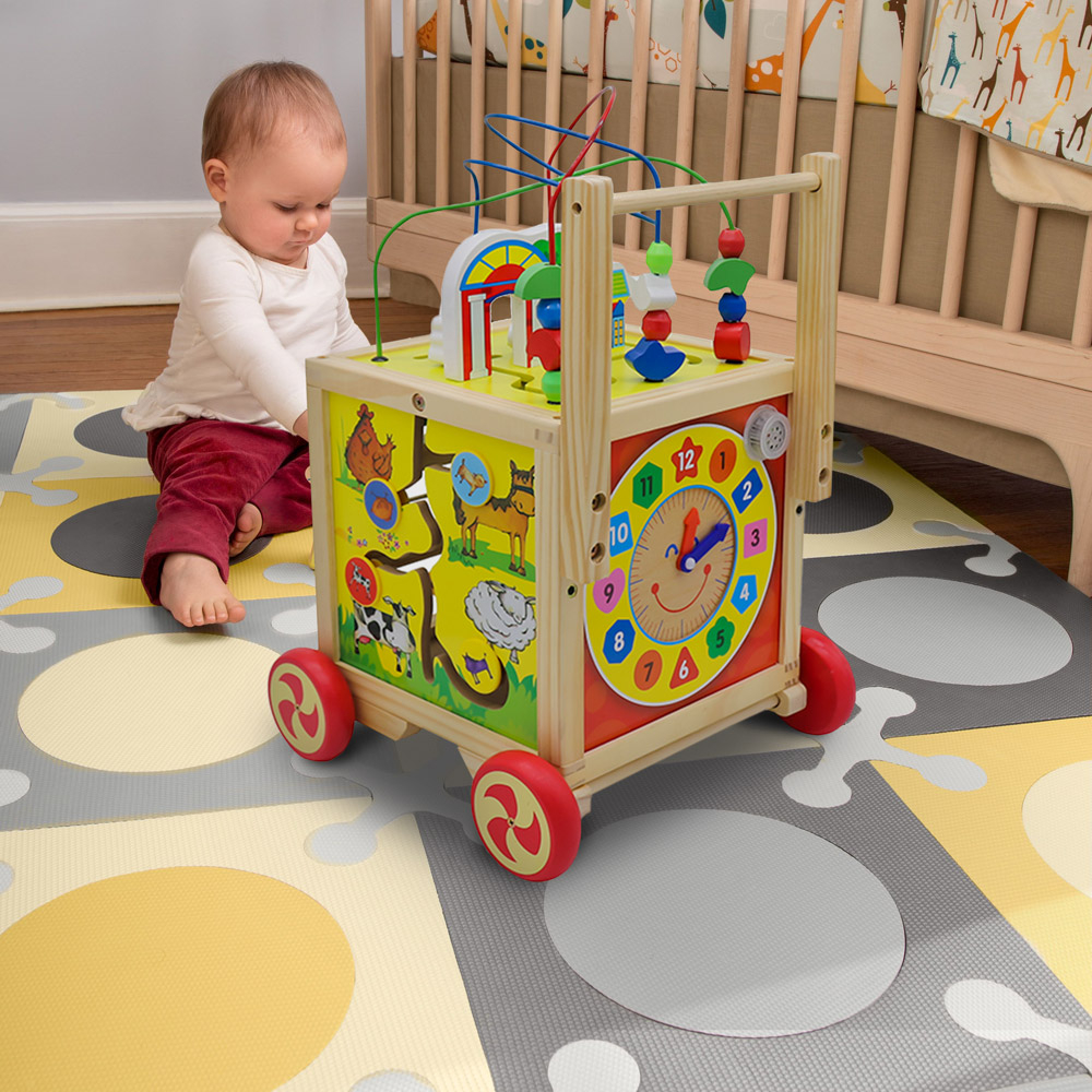 Multi-Activity Push Walker With Games For Toddlers Magic Box