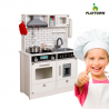 Wooden toy kitchen for children with accessories, sound and light effects Home Chef Offers
