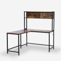 Hoover Industrial Design Corner Office Desk 125x140cm On Sale