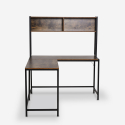 Hoover Industrial Design Corner Office Desk 125x140cm Offers