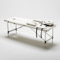Shiatsu 2-Section Portable & Folding Massage Table Aluminium 210 cm Sale
