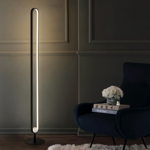 Modern minimalist oval design LED floor lamp Polluce Promotion