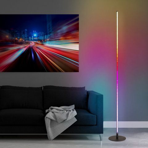 LED floor lamp minimalist design with remote control RGB Dubhe Promotion