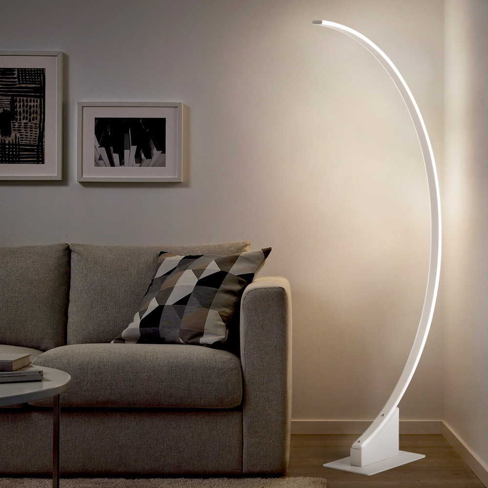 ArredoSmart Working Office Furniture: Modern Design LED Arc Lamp Aldebaran