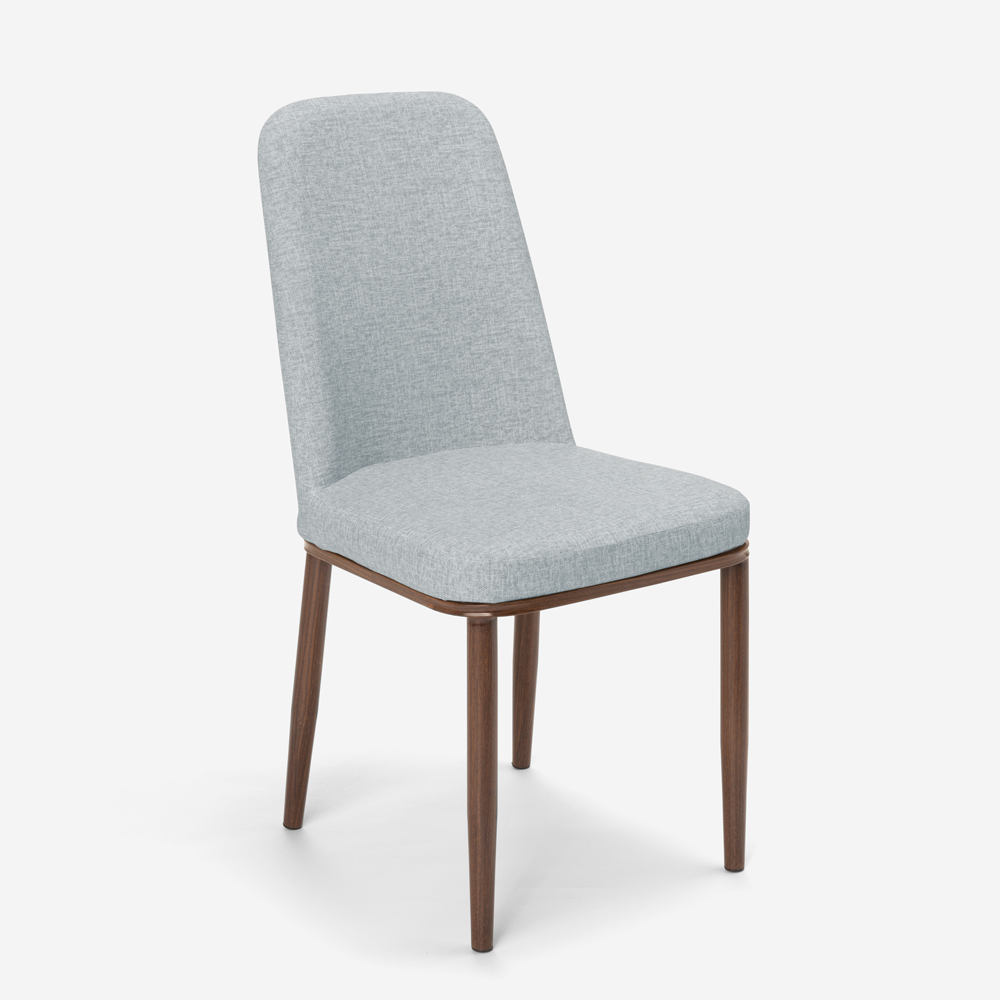 Davos Design Chairs For Kitchen Bar Restaurant Fabric And Metal