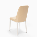 Design chairs for kitchen bar restaurant leatherette and metal Baden Light Model