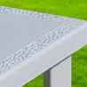 12 Square Polyrattan bar tables 90x90 Grand Soleil Gruvyer stock Choice Of