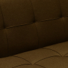 Sofa Bed 2 Seats in Fabric Modern Design Gemma 