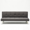 Sofa Bed 2 Seats in Fabric Modern Design Gemma Offers