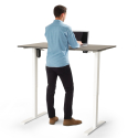 Height adjustable electric design desk for office and studio Standwalk 120x60 Choice Of