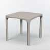 14 Grand Soleil Olè bar tables Polyrattan square 80x80 stock offer Offers