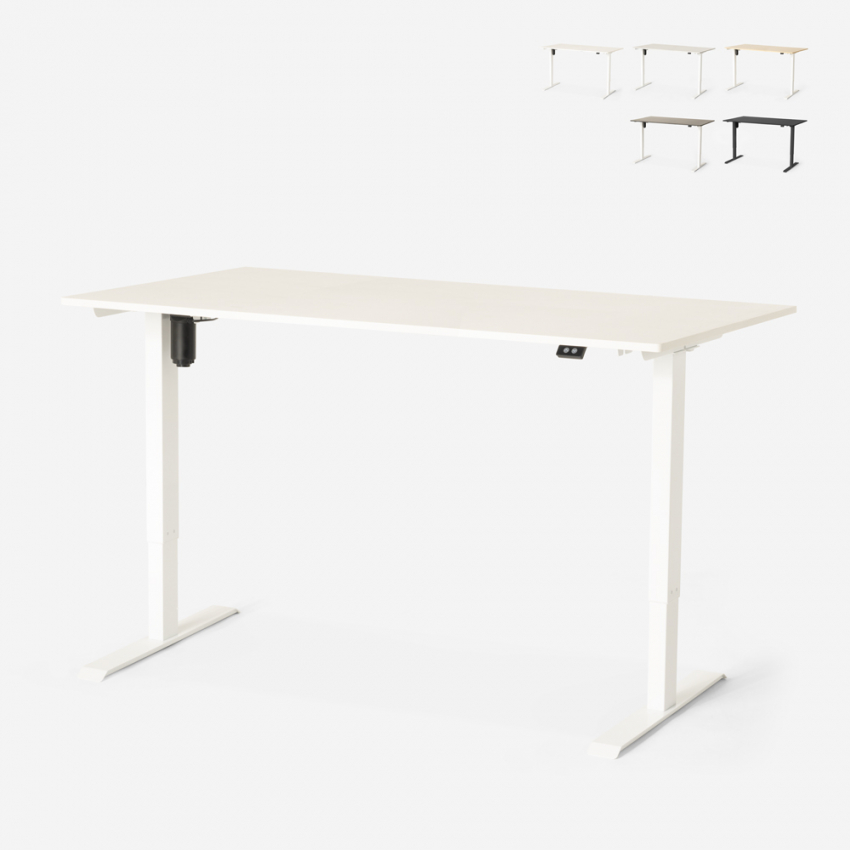 Height adjustable electric design desk for office and studio Standwalk 160x80 On Sale
