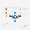 Height adjustable electric design desk for office and studio Standwalk 160x80 Cost