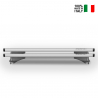 Universal Car Roof Bars for Flush/Raised Rails Menabò Leopard L Silver On Sale