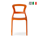 Modern design stackable chairs for kitchen bar restaurant Scab Pepper Model