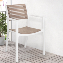 Design chair in polypropylene for outdoor kitchen cafè restaurant Orion Sale
