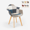 Nordic design patchwork armchair living room kitchen studio Herion Bulk Discounts