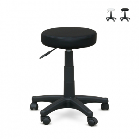 Professional Wheeled Stool Adjustable Height Massage and Therapists Speedy Promotion