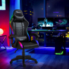 Gaming chair LED RGB ergonomic office lumbar cushion headrest The Horde On Sale