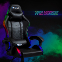 Gaming chair LED RGB ergonomic office lumbar cushion headrest The Horde Offers