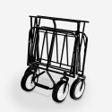 Temo folding hand trolley 4 wheels 100 kg Bulk Discounts