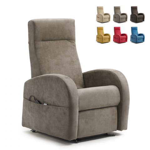 Relax armchair lift system adjustable headrest 2 motors roller system Matilde Promotion