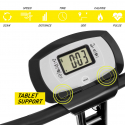 Room-saving folding exercise bike 2in1 fitness backrest sensors Conseres Bulk Discounts