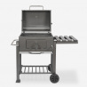 BBQ T-Bone charcoal barbecue with wheels, table and coals collector Offers