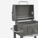 BBQ T-Bone charcoal barbecue with wheels, table and coals collector Discounts