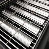 Stainless steel gas BBQ 4+1 burners sink shelves rack Tartara De Model