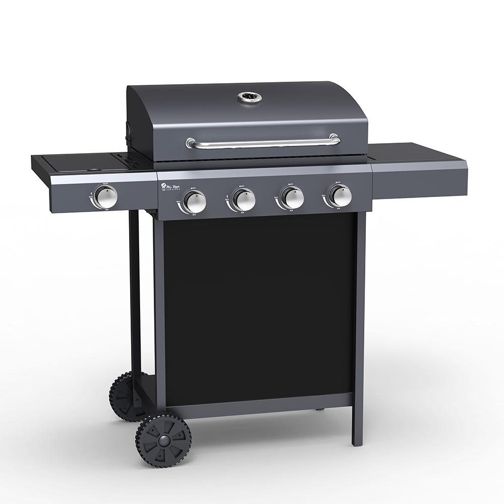 Chimichurri Fr Stainless Steel Gas BBQ Grill with 4+1 Burners and Shelves