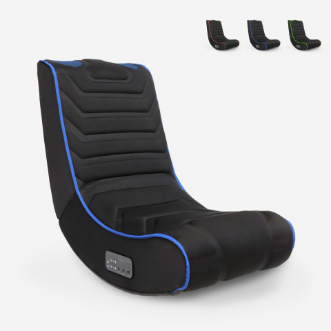 Floor Rockers ergonomic gaming chair with Bluetooth music speakers Dragon Promotion
