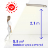 Voreo XXL Infrared Ceramic Heater, White, Indoor/Outdoor Sale