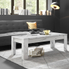 Low coffee table 122x65 marble effect living room lounge Wilson. Offers