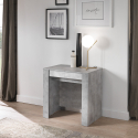 Extendable console dining room table 79x54-252cm grey Margaret Sale