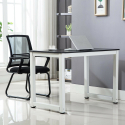 Rectangular office desk modern design metal 120x60 Louisville Discounts
