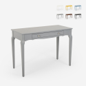 Shabby chic wooden coffee table console desk 106x47cm Tuscan 