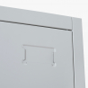 Metal column cabinet 38x45 H190 4 compartments with lock Stromboli Light Bulk Discounts