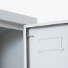 Metal column cabinet 38x45 H190 4 compartments with lock Stromboli Light Characteristics