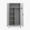 Office file cabinet 2 metal doors 90x40 H180 with lock Vesuvio Light Sale