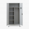 Office file cabinet 2 metal doors 90x40 H180 with lock Vesuvio Light Sale
