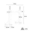 Professional wall-mounted multi-grip steel pull-up bar Scraper Cost
