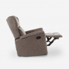 Hope Manual Reclining Fabric Armchair with Footrest 