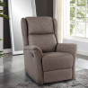 Hope Manual Reclining Fabric Armchair with Footrest 