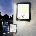 LED floodlight 100W portable solar panel 2000 lumens remote control Inluminatio M Promotion
