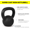 Iron kettlebell weight 6 kg ball handle cross training fitness Kotaro On Sale