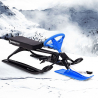 Light blue and black children's snow sled Skiline On Sale